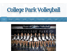 Tablet Screenshot of collegeparkvolleyball.org